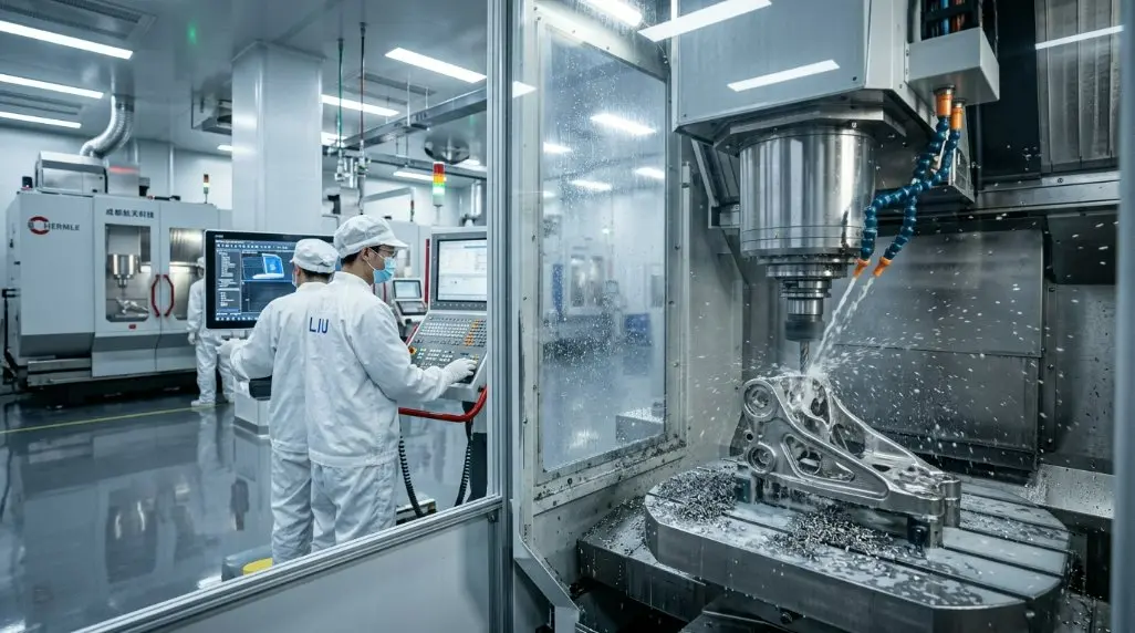 Pemesinan CNC Lanjutan 2026 untuk Aeroangkasa: Pematuhan AS9100 Rev E & Panduan Penyumberan Petikan AI untuk China